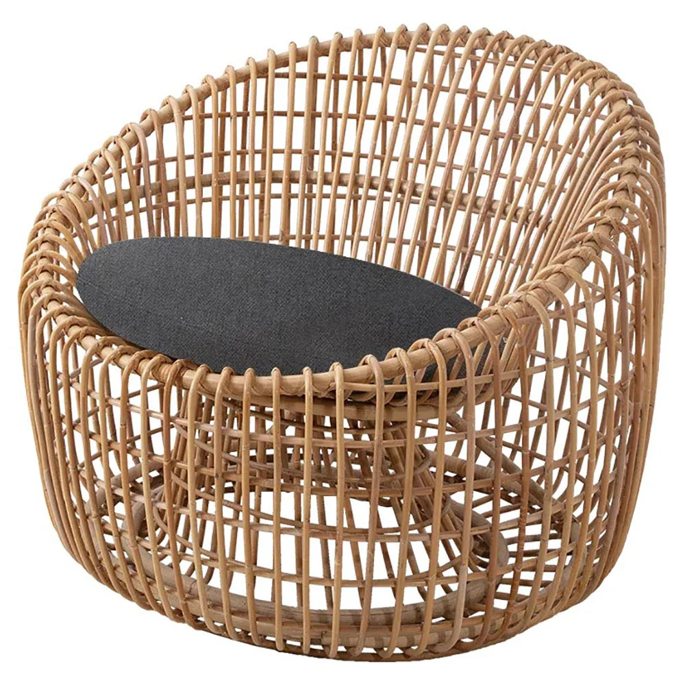Nest Round Chair - Dark Gray Cushions