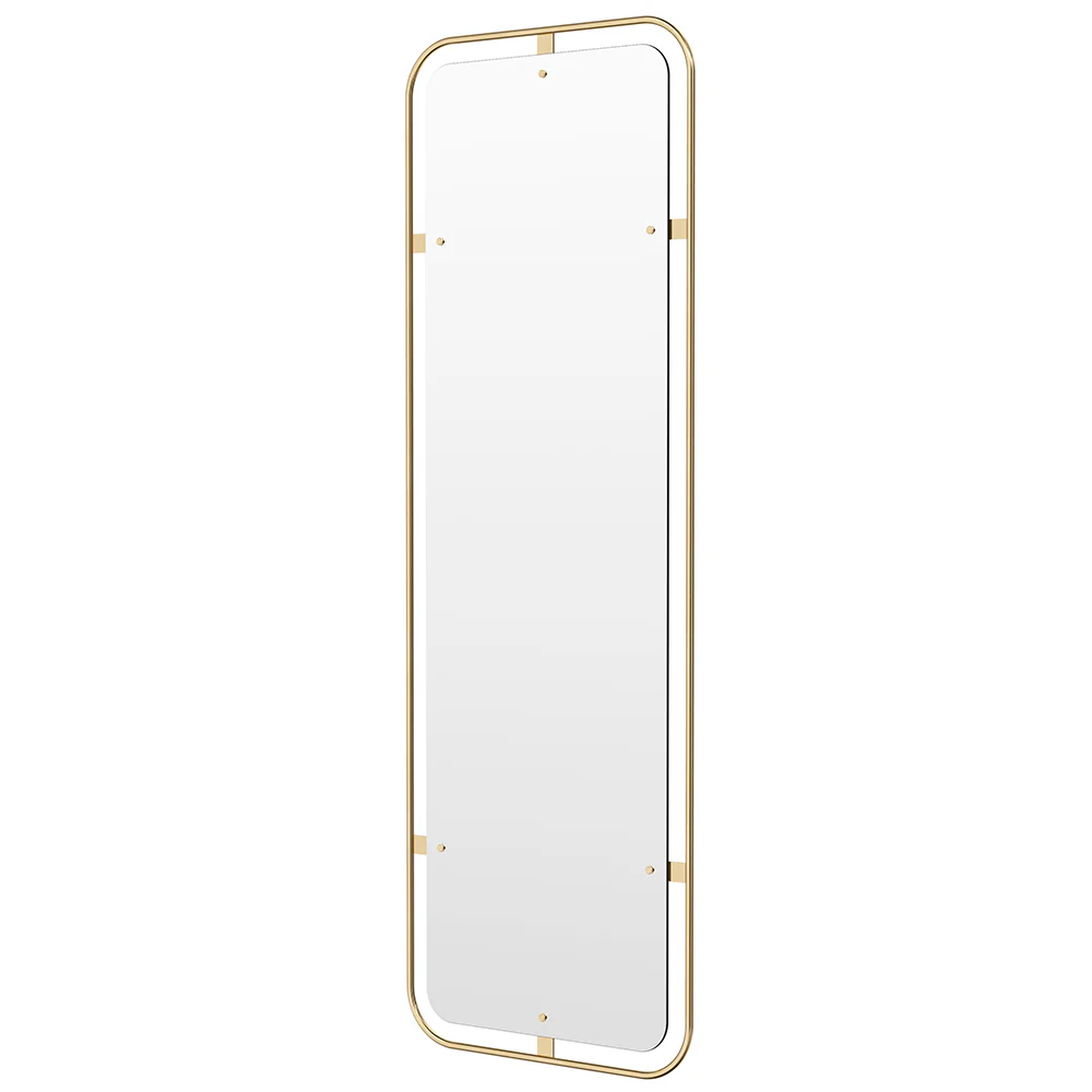 Nimbus Rectangular Mirror - Polished Brass - Image 2