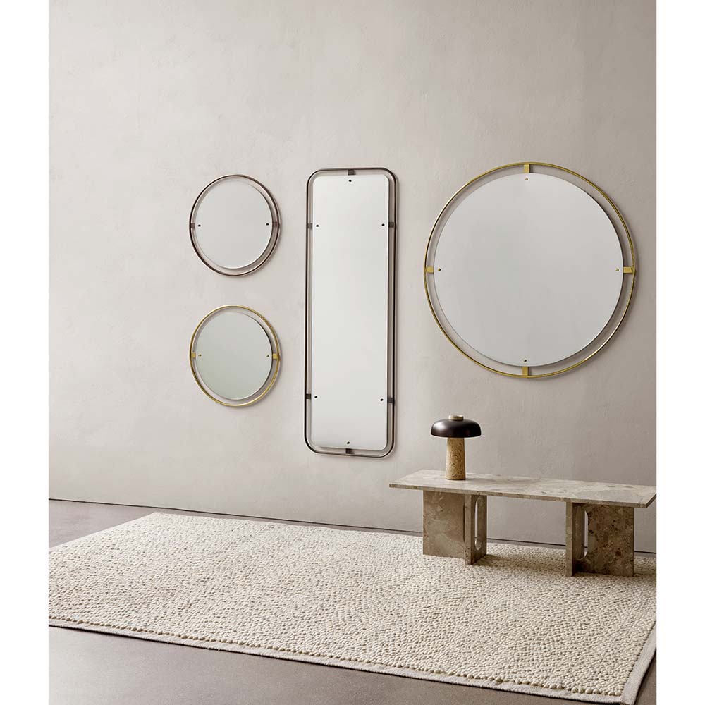 Nimbus Round Mirror - Polished Brass - Image 5