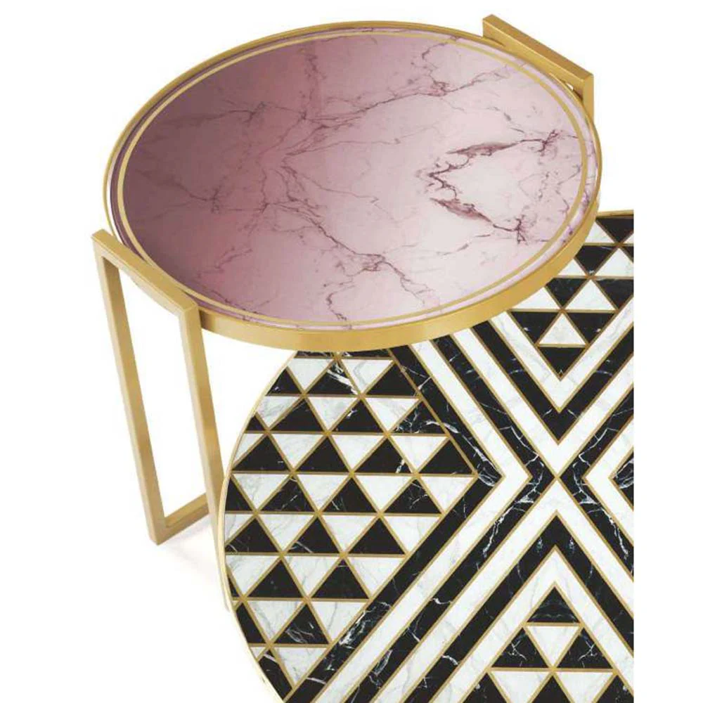 Norman Side Table - Brass - Image 2