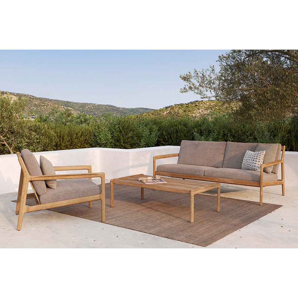 Oat Boucle Outdoor Cushion - Square, Set of 2 - Image 5