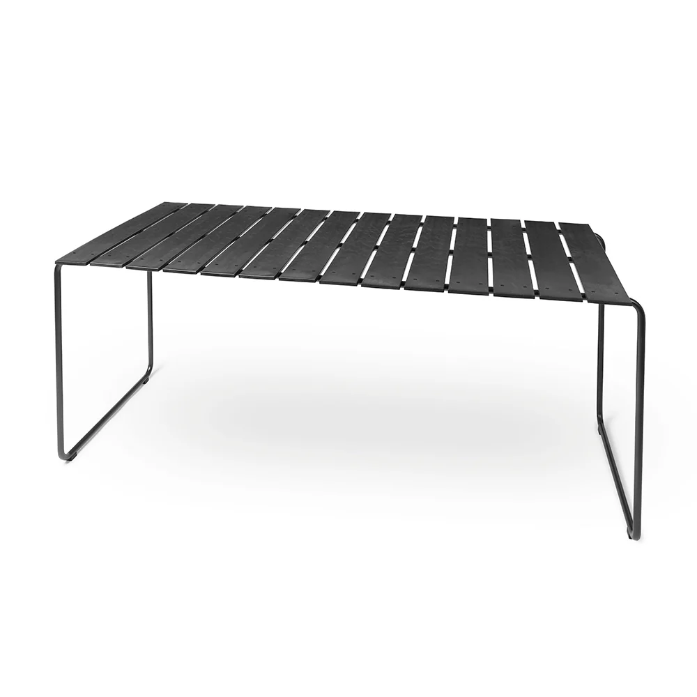 Ocean Outdoor Rectangular Table - Black - Image 2