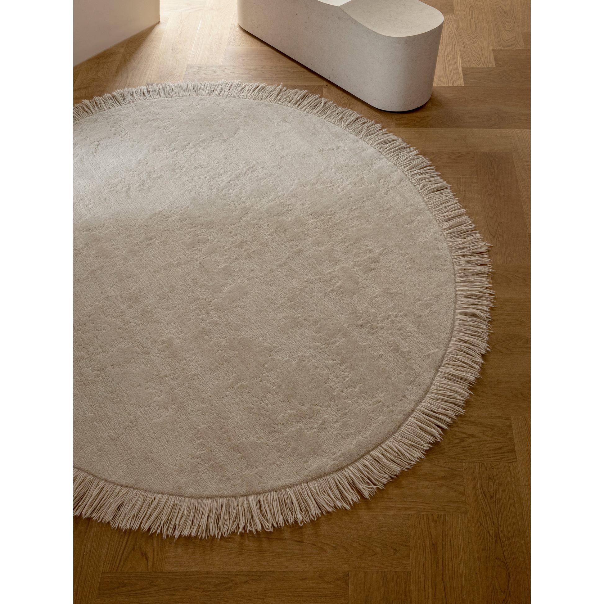 Oceanic Reef Round Rug - Beige - Image 10