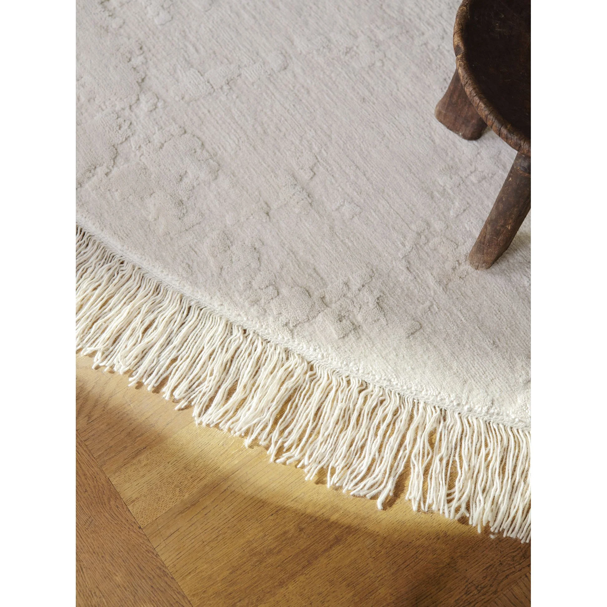 Oceanic Reef Round Rug - Beige - Image 6
