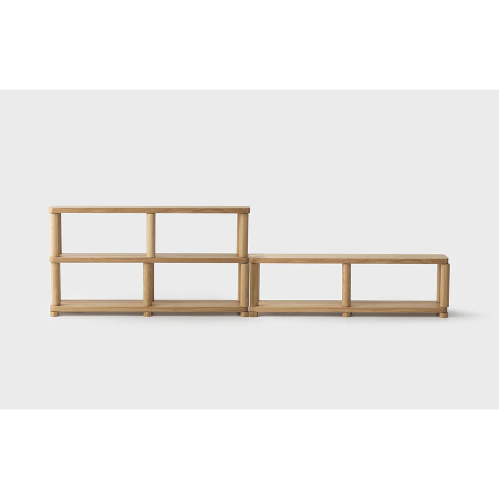 Offset Large Shelf - Natural, 1 Tier - Image 5