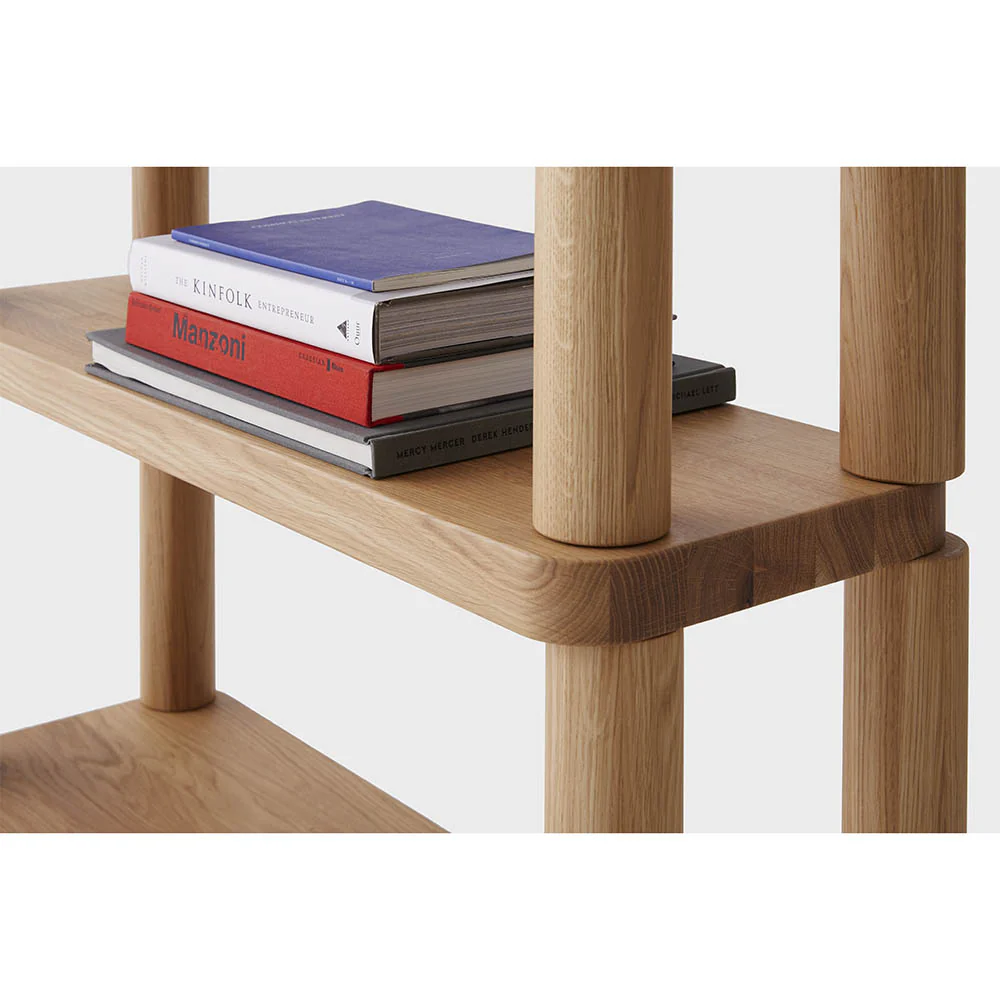 Offset Small Shelf - Natural, 2 Tiers - Image 4