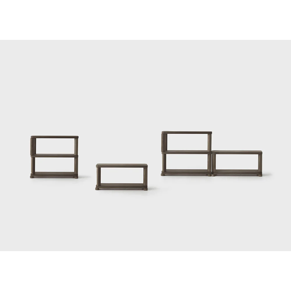 Offset Small Shelf - Natural, 2 Tiers - Image 7