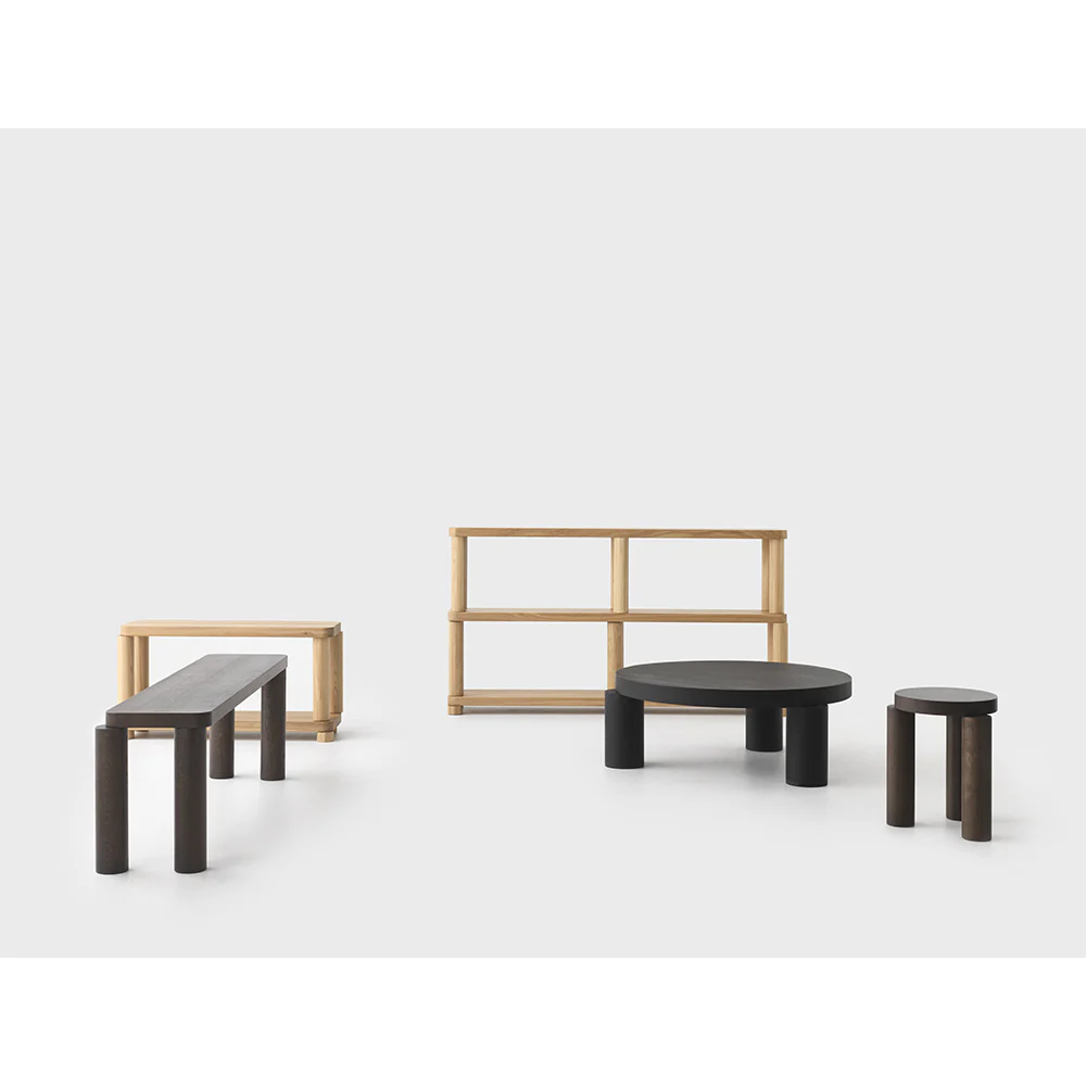 Offset Small Shelf - Natural, 2 Tiers - Image 8