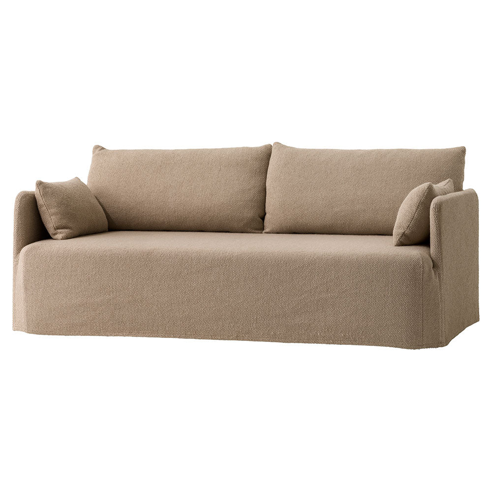 Offset Sofa Loose Cover - 2 Seater, Flint - Image 2