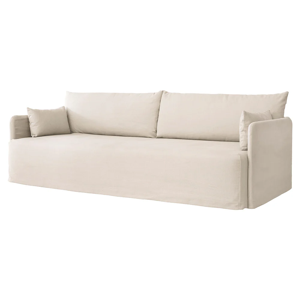 Offset Sofa Loose Cover - 3 Seater, Jasmine - Image 2