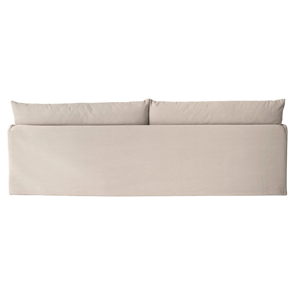 Offset Sofa Loose Cover - 3 Seater, Sand - Image 3