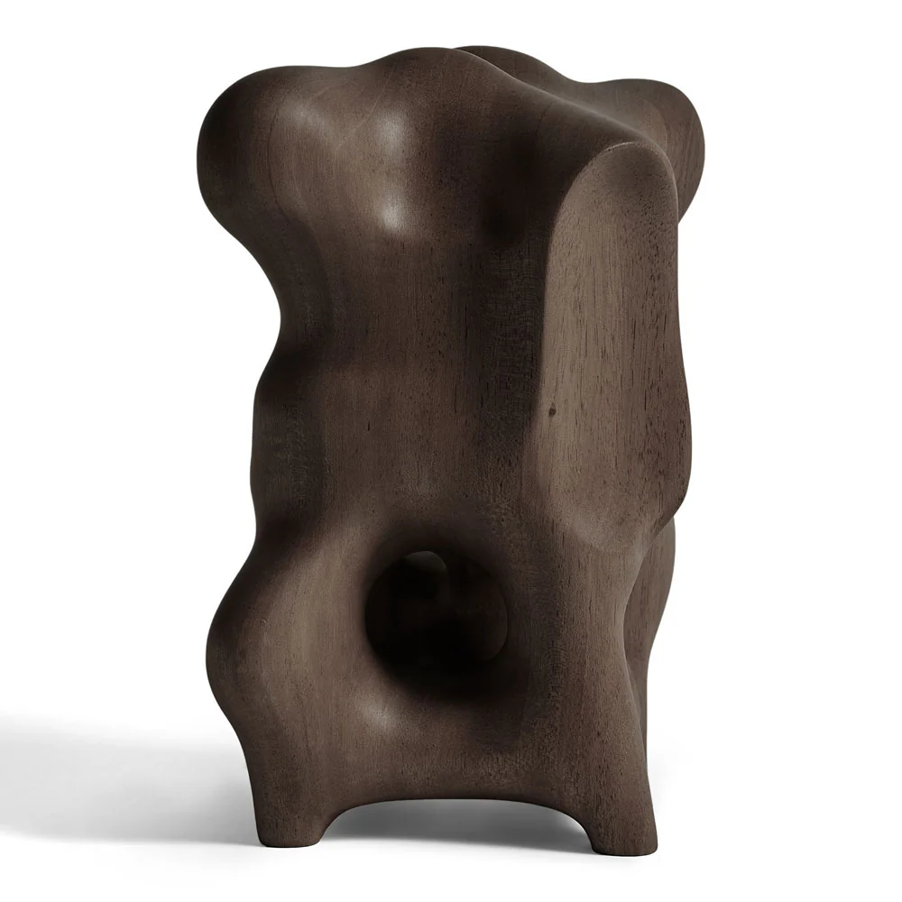 Organic Sculpture - Dark Brown Mahogany - Image 2