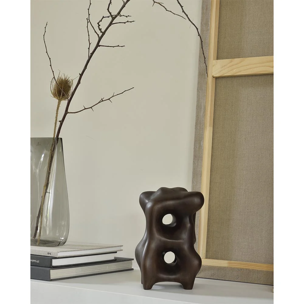 Organic Sculpture - Dark Brown Mahogany - Image 8