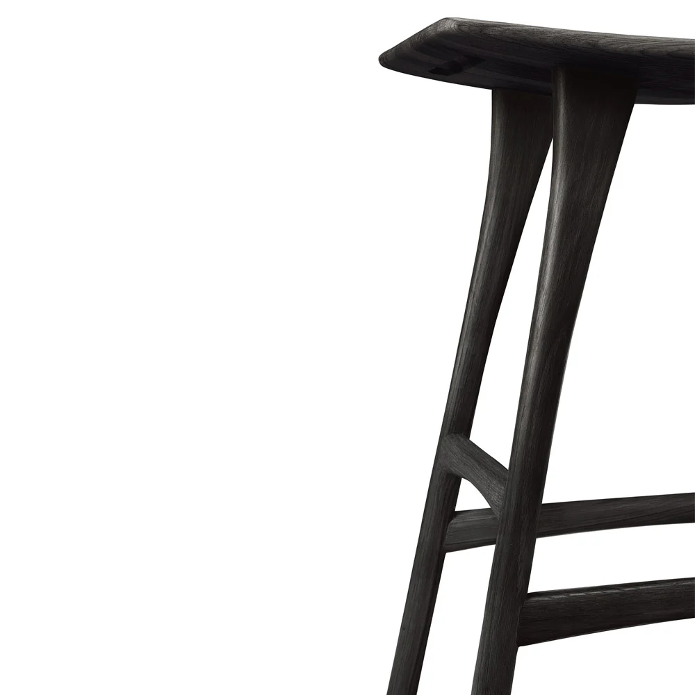 Osso Counter Stool - Black Oak - Image 4