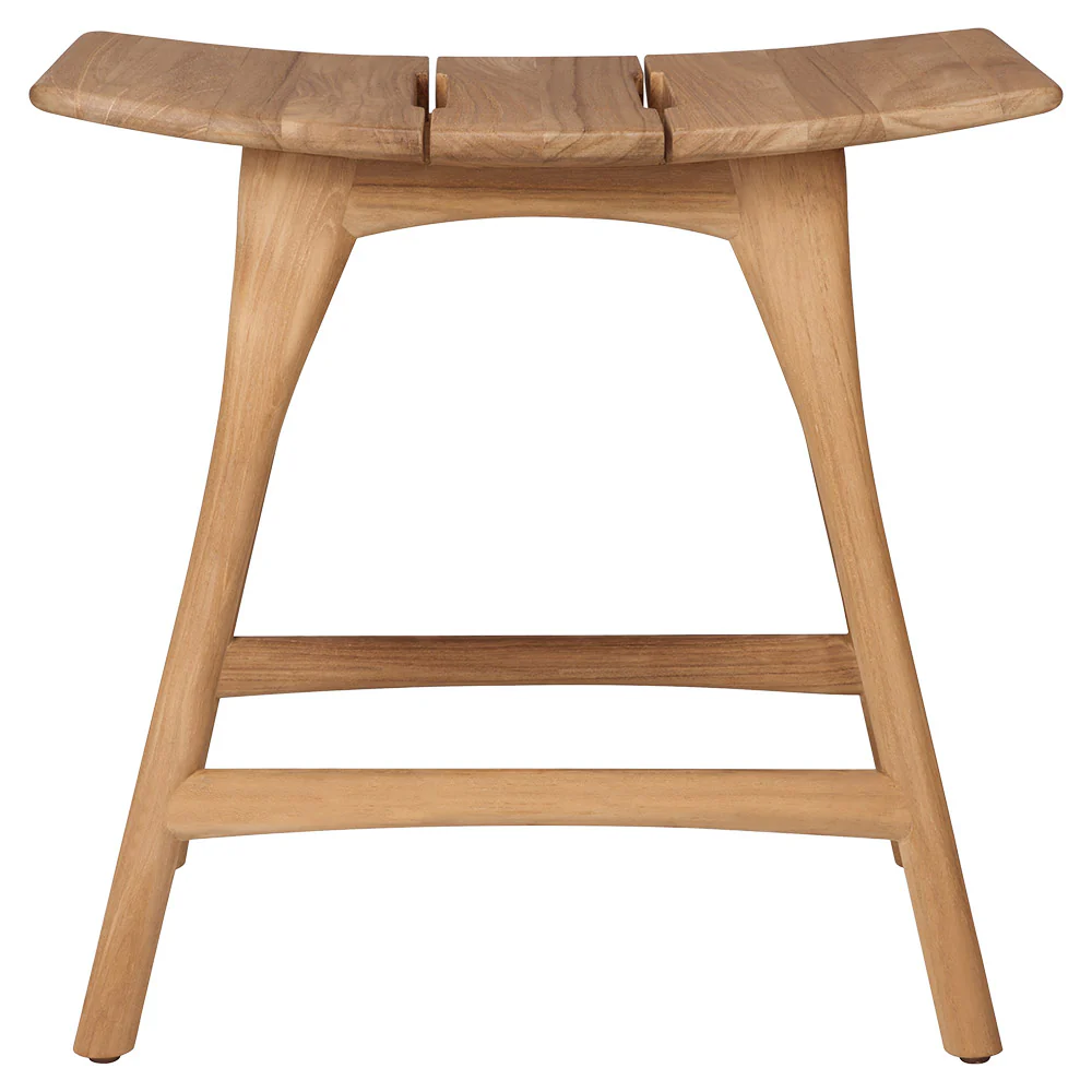 Osso Outdoor Stool - Teak - Image 2