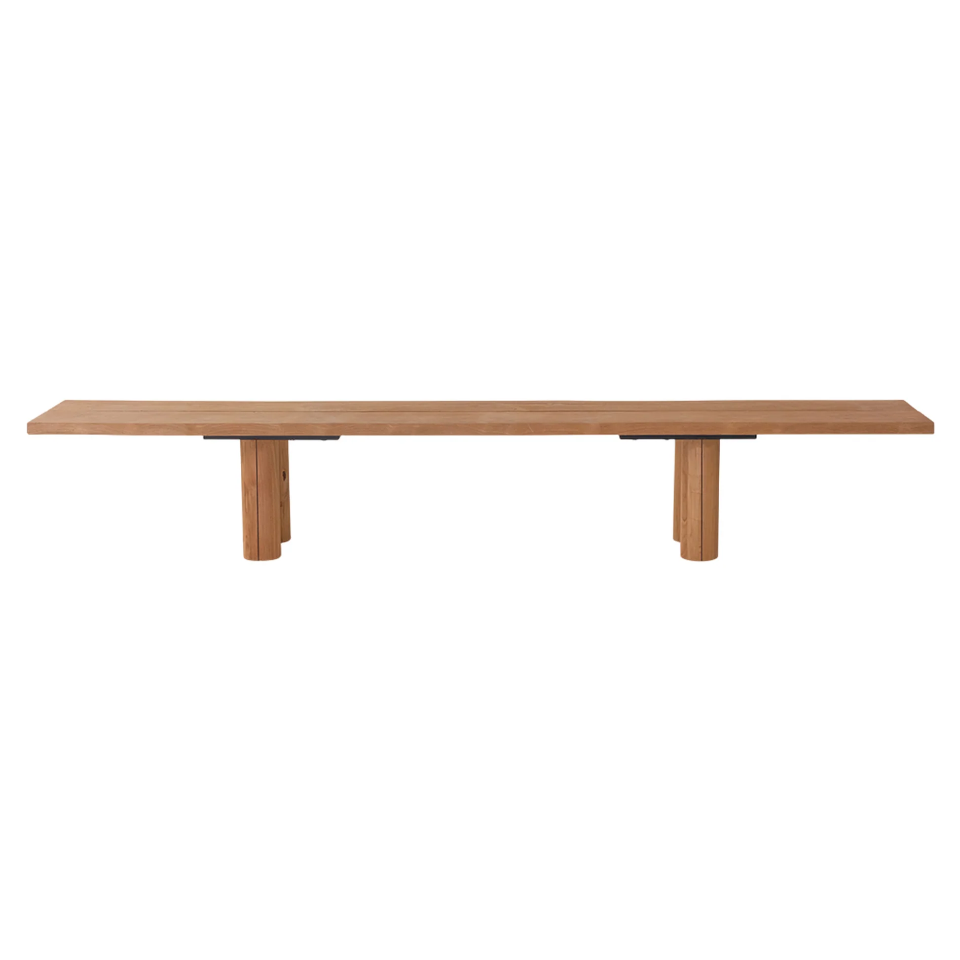 Otranto Bench - Teak, Round Legs - Image 3