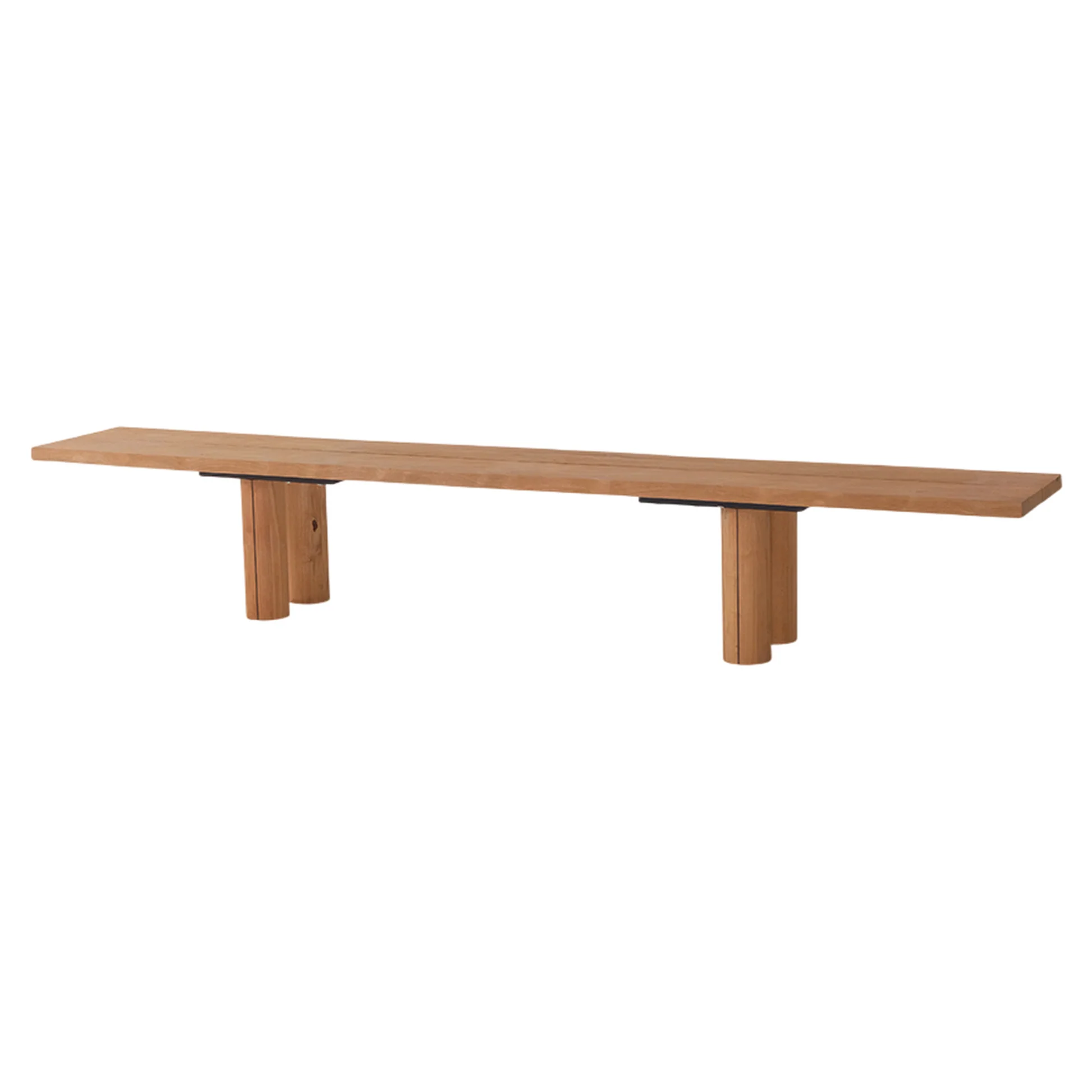 Otranto Bench - Teak, Round Legs - Image 4
