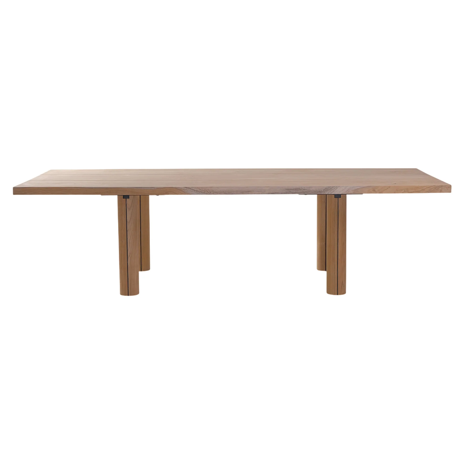 Otranto Rectangular Dining Table - Teak, Round Legs