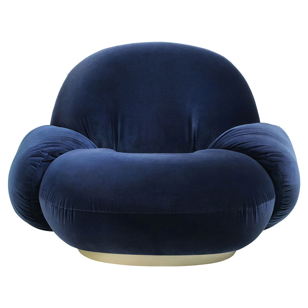 Pacha Lounge Chair With Armrests - Fixed Base - Image 3