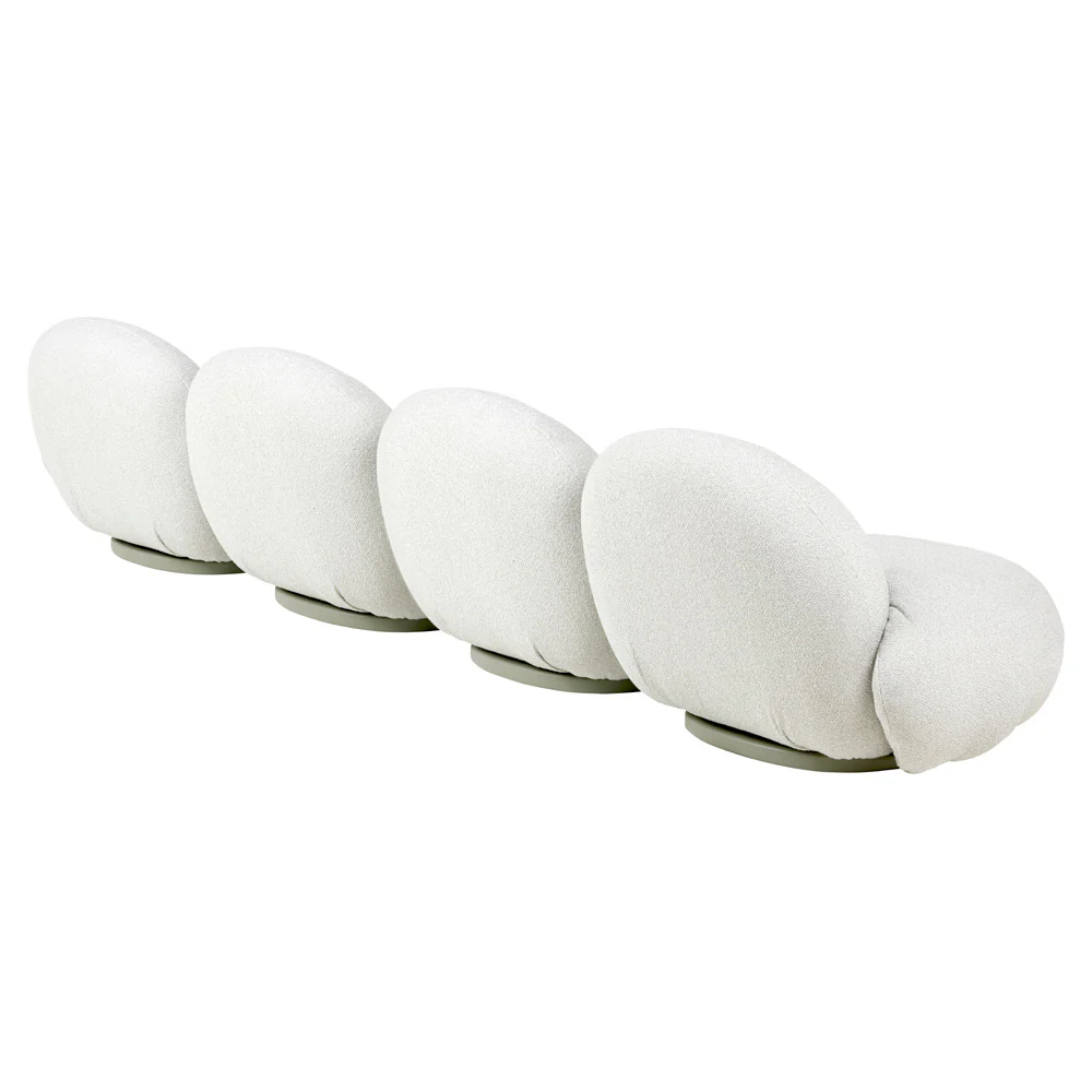 Pacha Outdoor Modular Sofa - 4 Seater With Armrests - Image 2