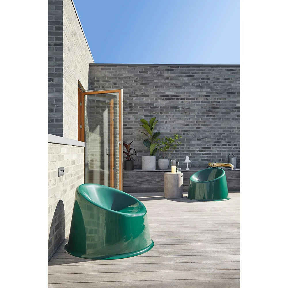 Panto Pop Outdoor Lounge Chair - Dark Green - Image 4