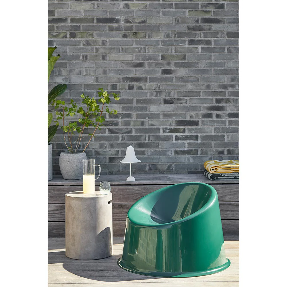 Panto Pop Outdoor Lounge Chair - Dark Green - Image 5