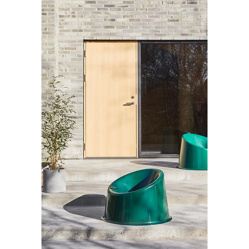Panto Pop Outdoor Lounge Chair - Dark Green - Image 6