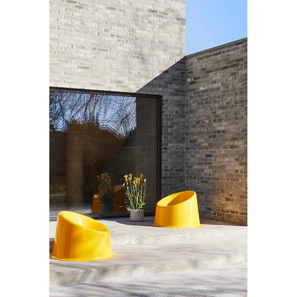 Panto Pop Outdoor Lounge Chair - Yellow - Image 2