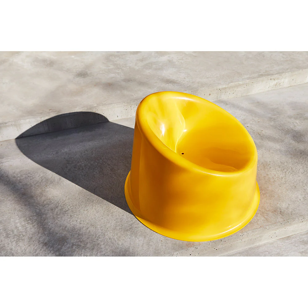 Panto Pop Outdoor Lounge Chair - Yellow - Image 3