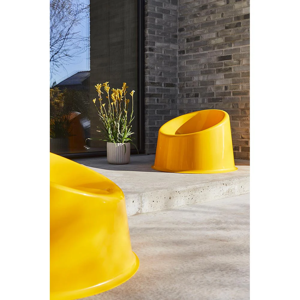 Panto Pop Outdoor Lounge Chair - Yellow - Image 4