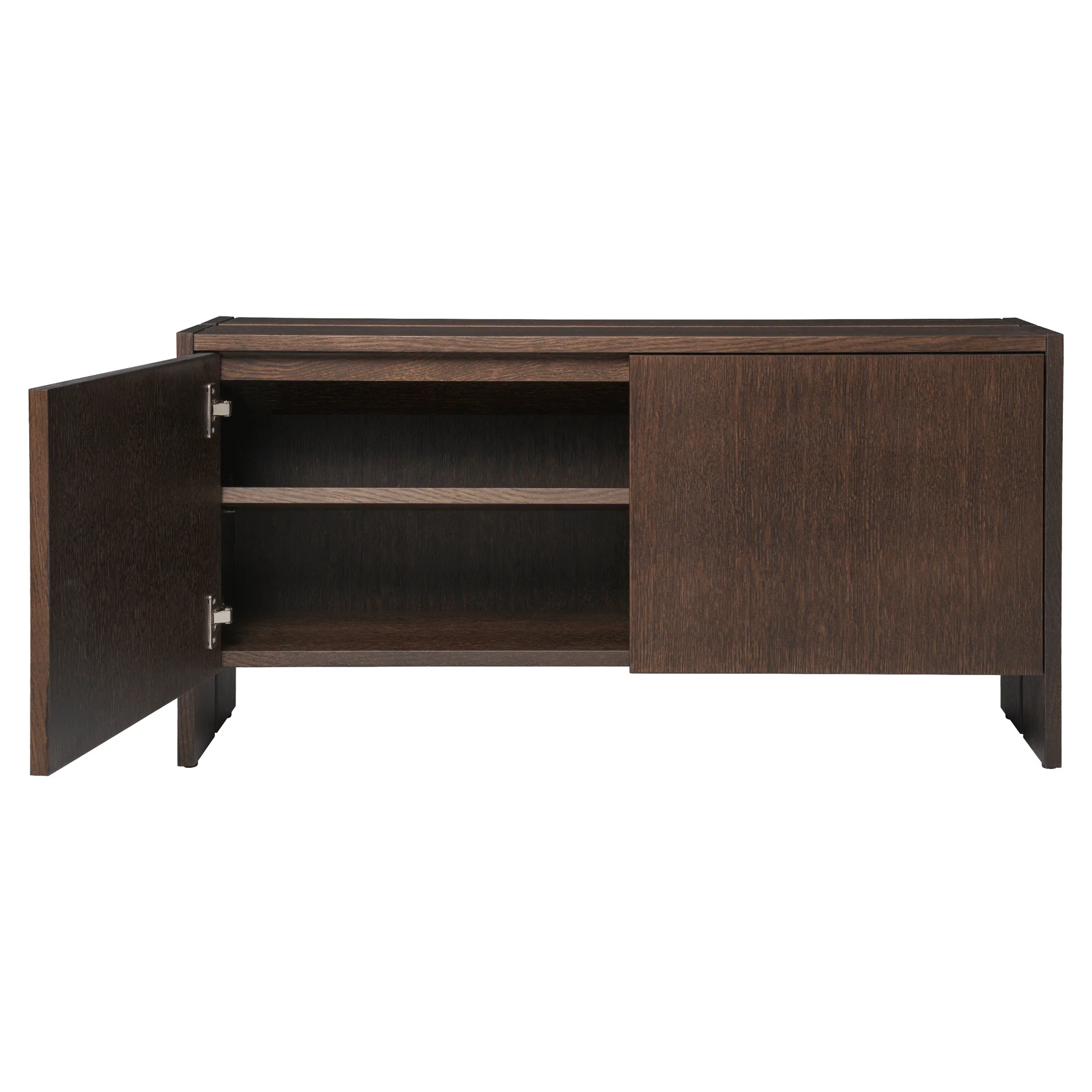 Parcel Hallway Cabinet - 20"H, Dark Stained Oak - Image 3