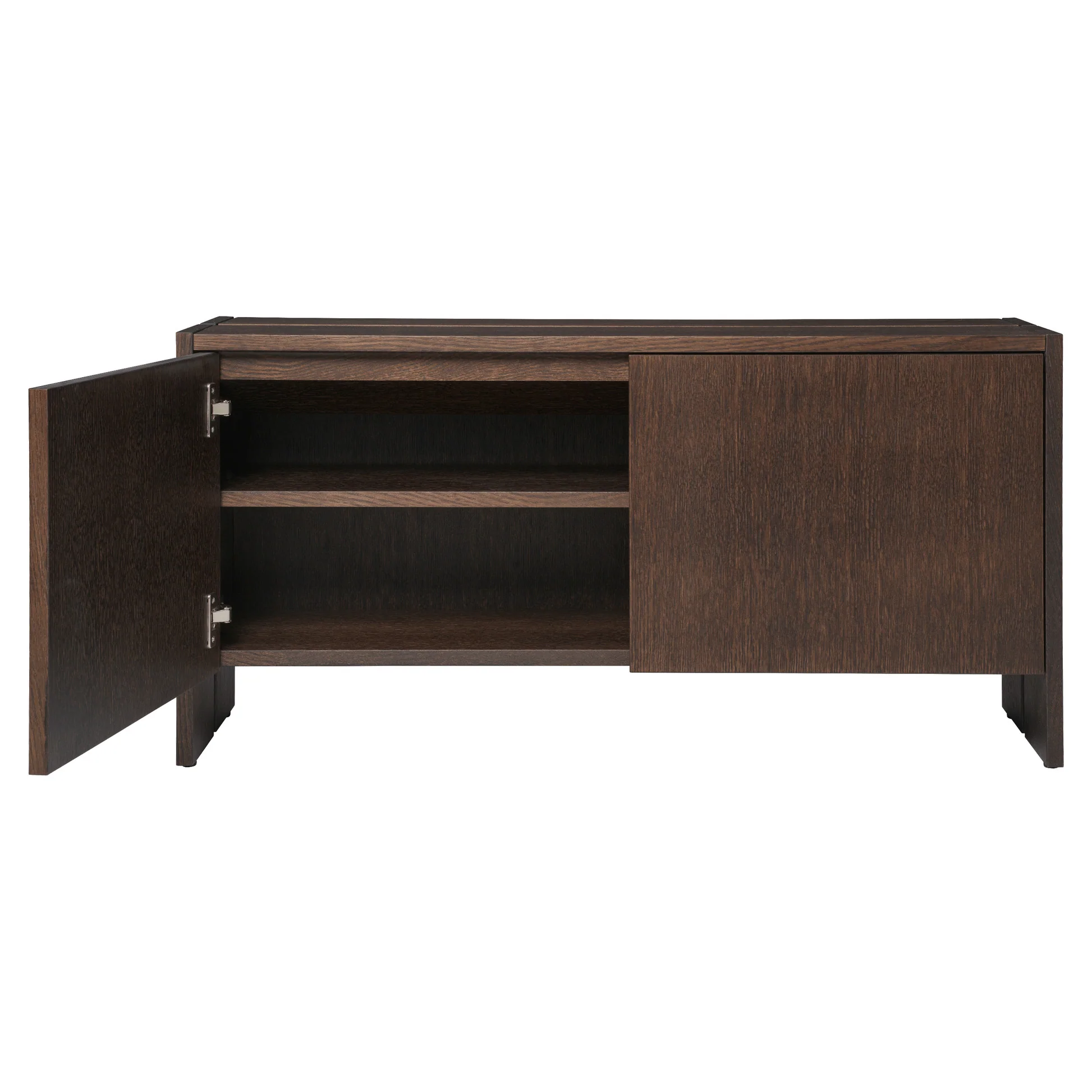 Parcel Hallway Cabinet - 20"H, Dark Stained Oak - Image 4