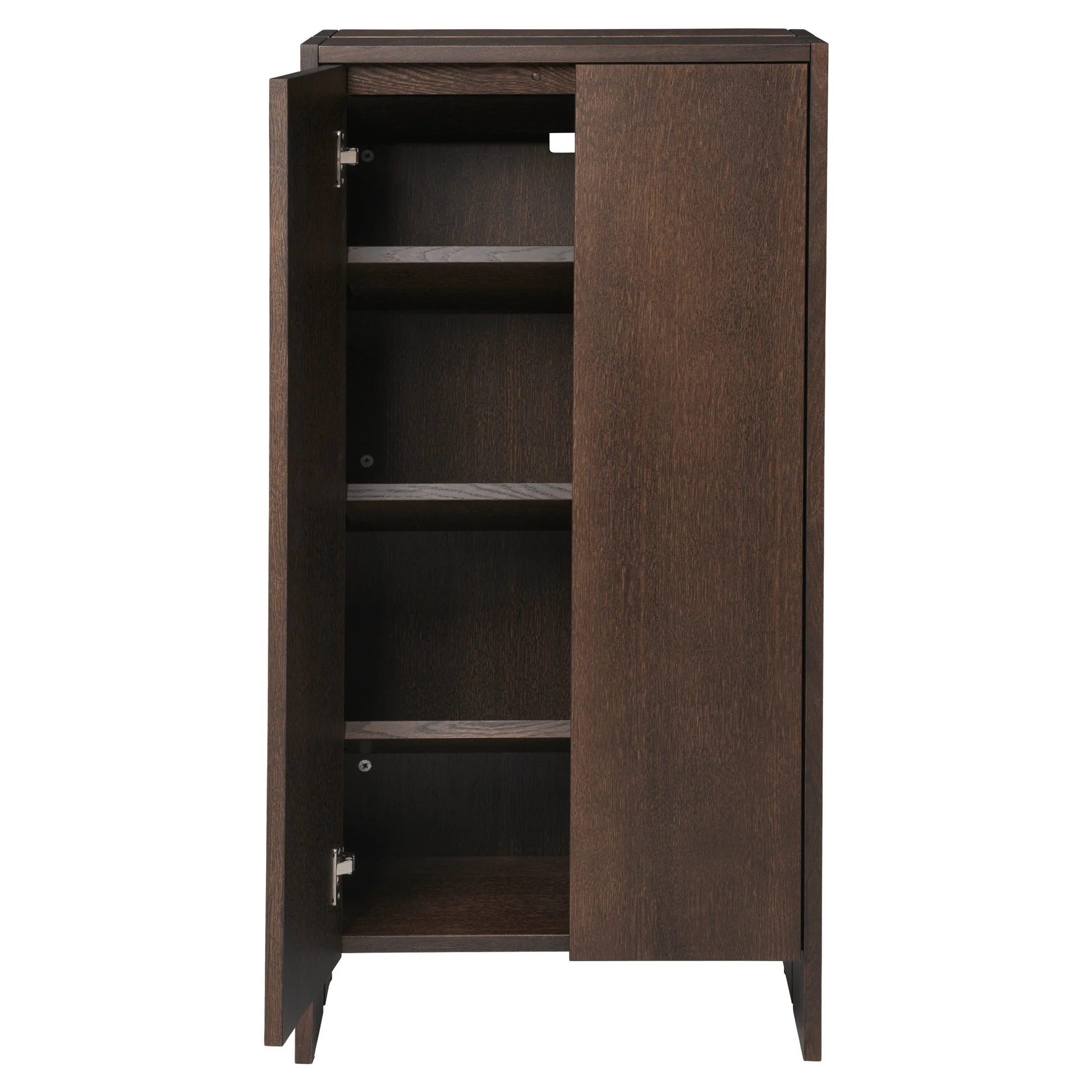 Parcel Hallway Cabinet - 43"H, Dark Stained Oak - Image 2