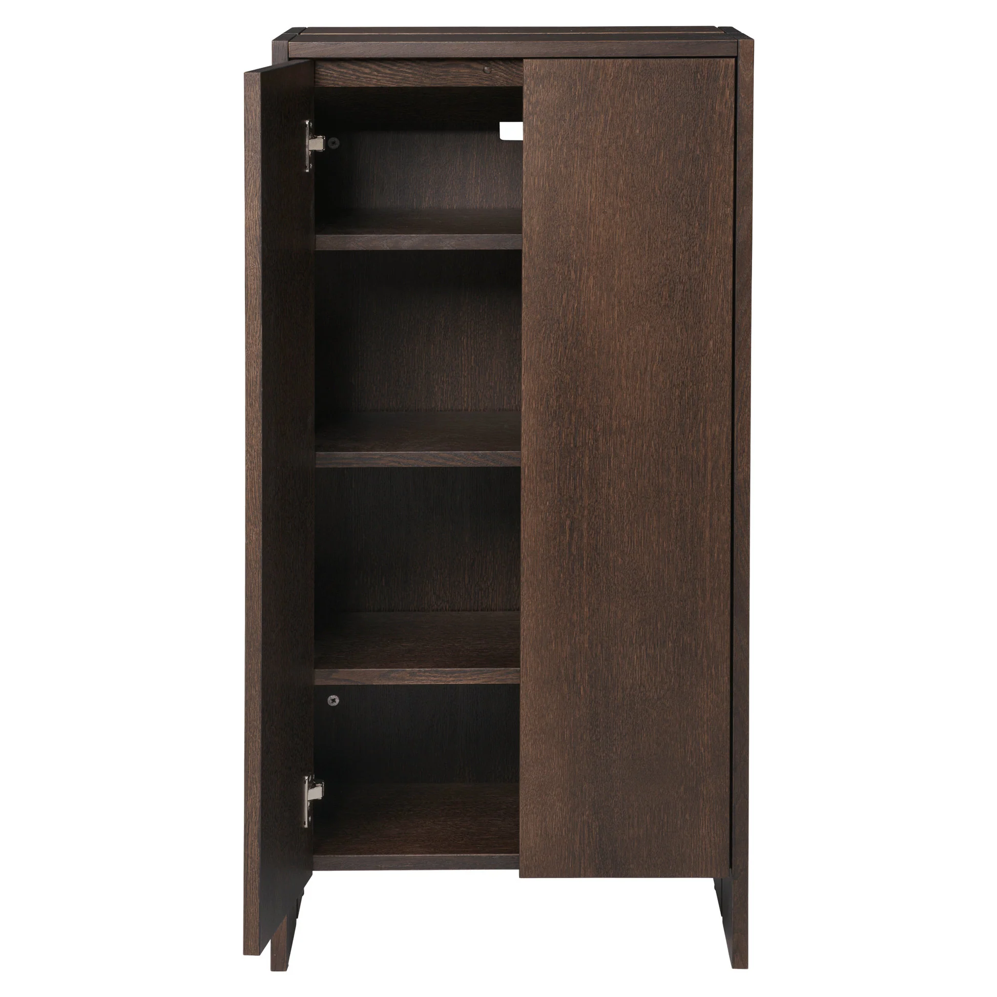 Parcel Hallway Cabinet - 43"H, Dark Stained Oak - Image 3
