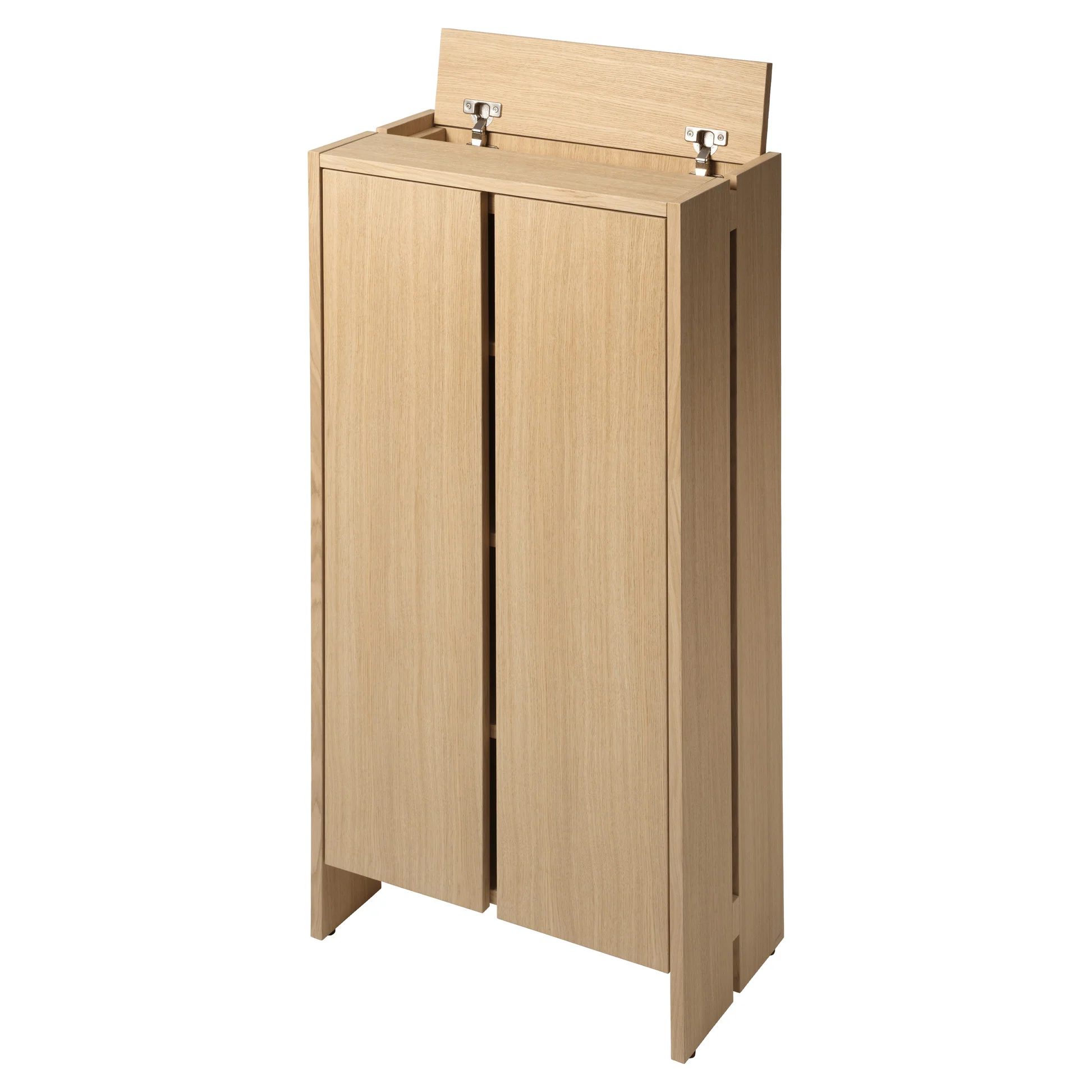 Parcel Hallway Cabinet - 43"H, Natural Oak - Image 2