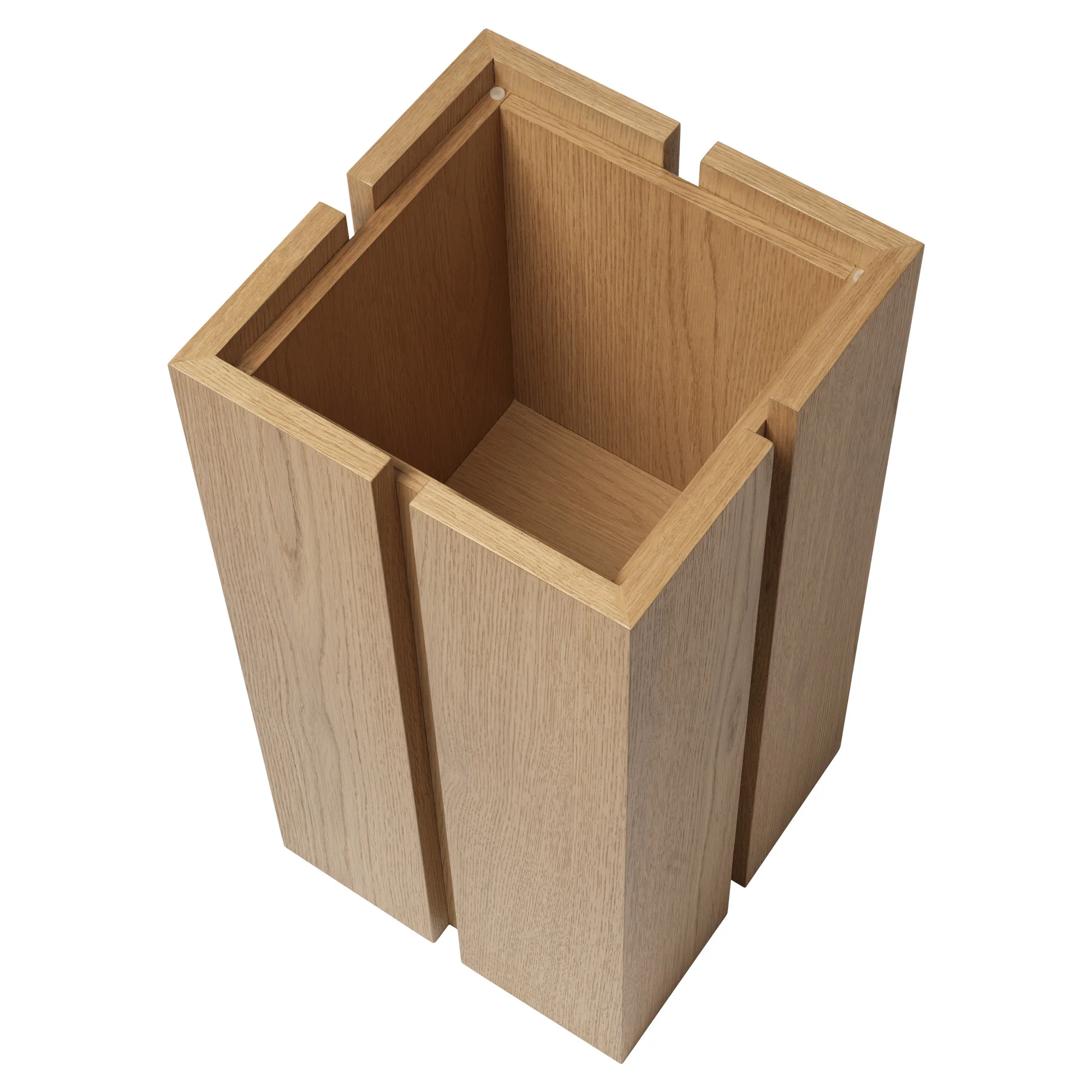 Parcel Pedestal - 23"H, Natural Oak - Image 3