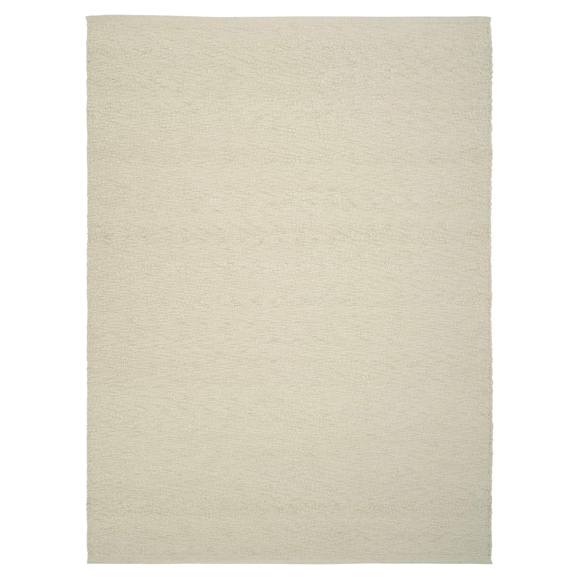 Pebbled Poem Rug - White