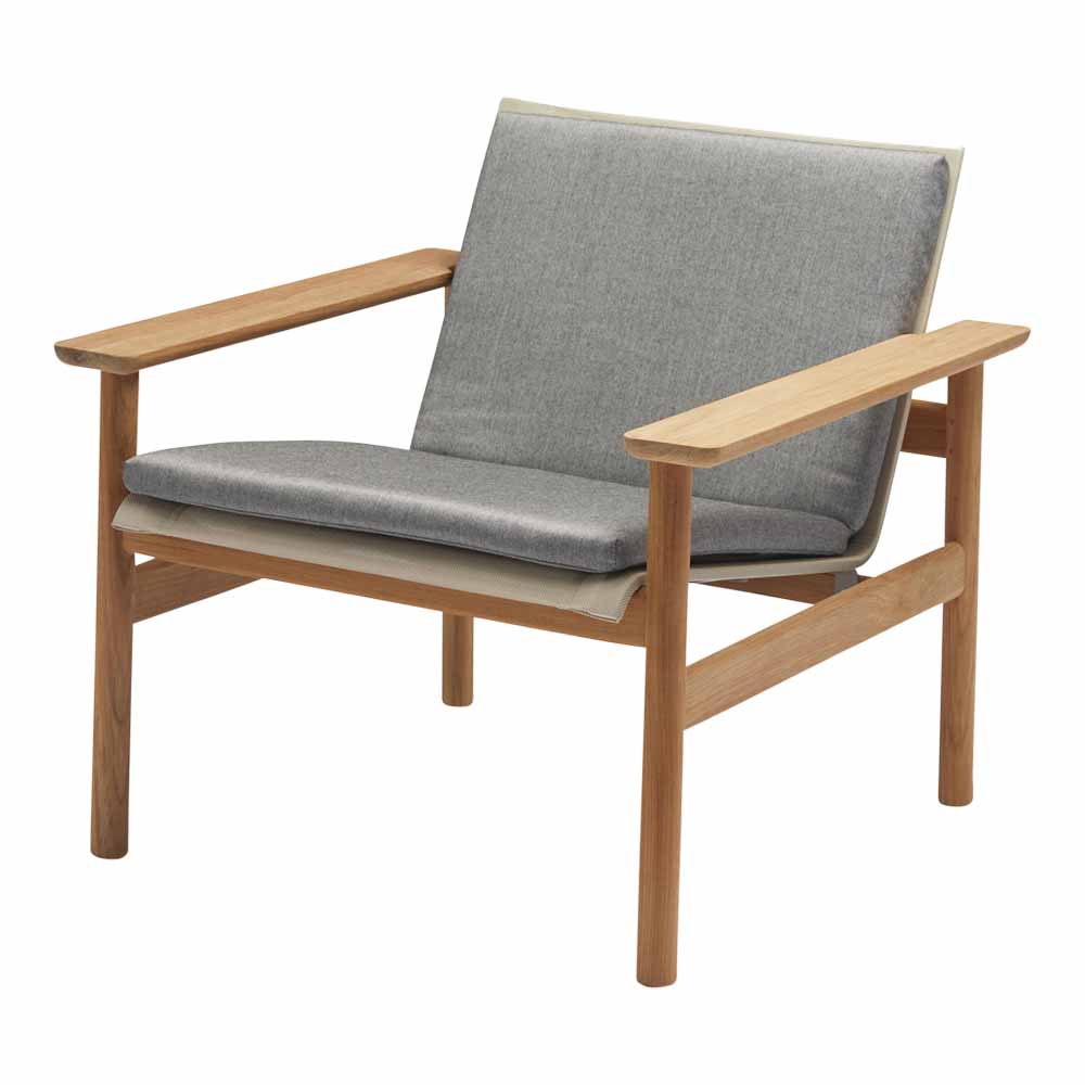 Pelagus Outdoor Lounge Chair Cushion - Ash