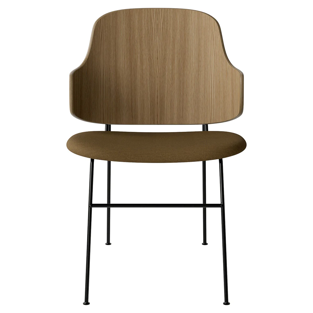 Penguin Seat Upholstered Dining Chair - Natural Oak - Image 2