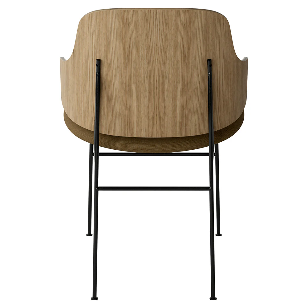 Penguin Seat Upholstered Dining Chair - Natural Oak - Image 3