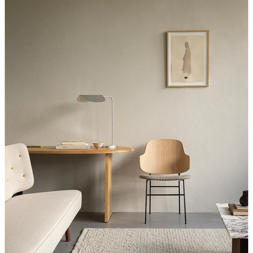 Penguin Seat Upholstered Dining Chair - Natural Oak - Image 8
