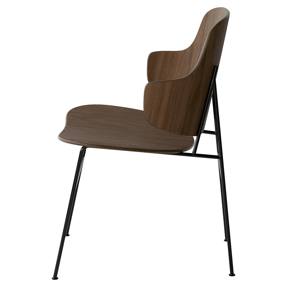 Penguin Unupholstered Dining Chair - Walnut - Image 2