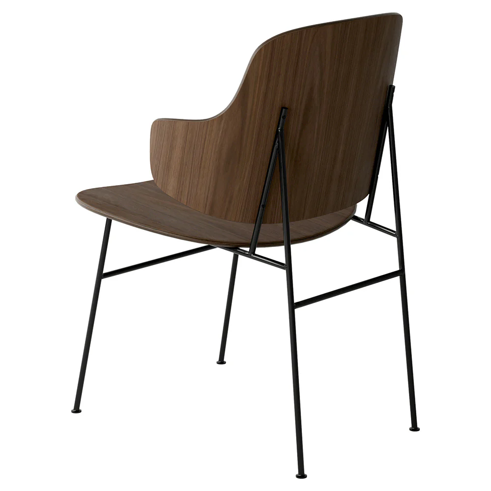 Penguin Unupholstered Dining Chair - Walnut - Image 3