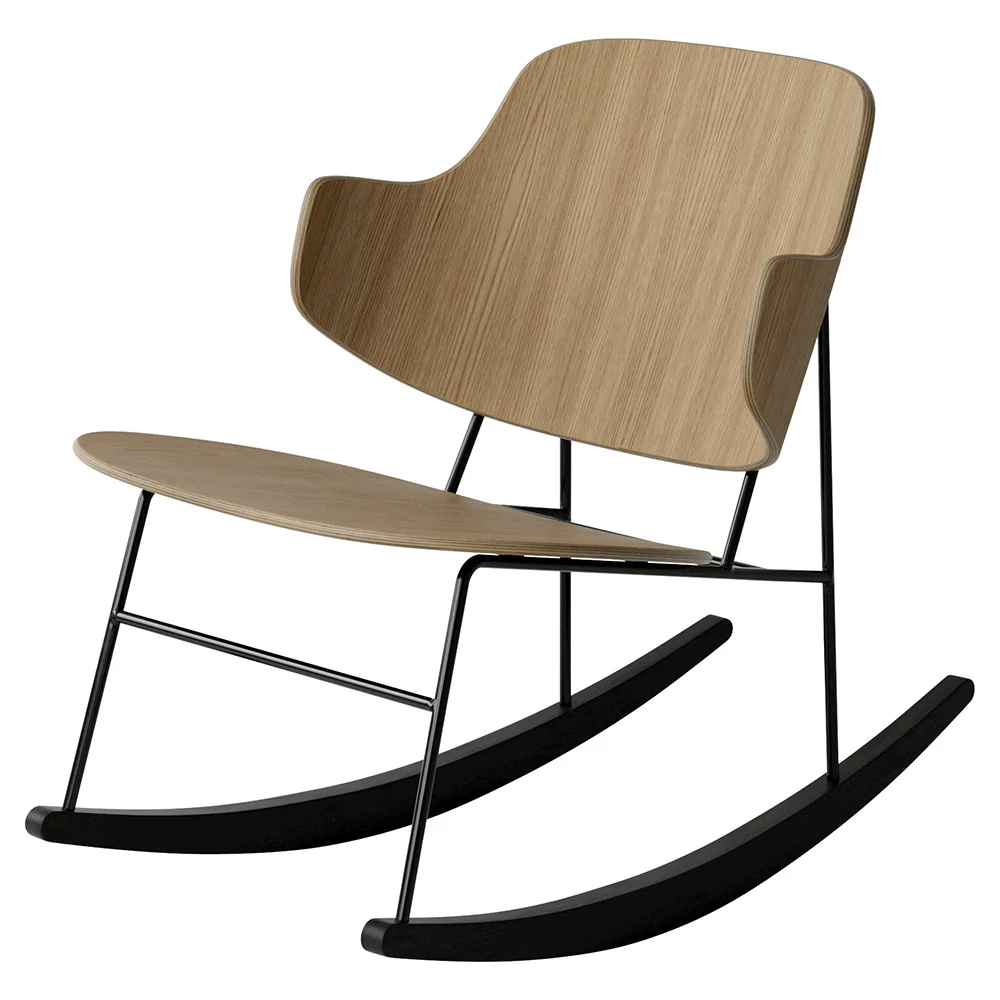 Penguin Unupholstered Rocking Chair - Natural Oak