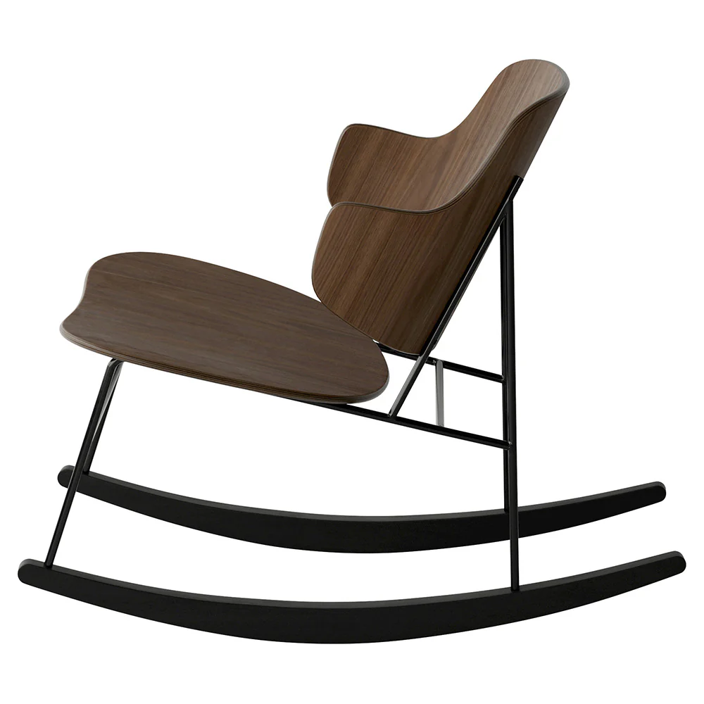 Penguin Unupholstered Rocking Chair - Walnut - Image 2