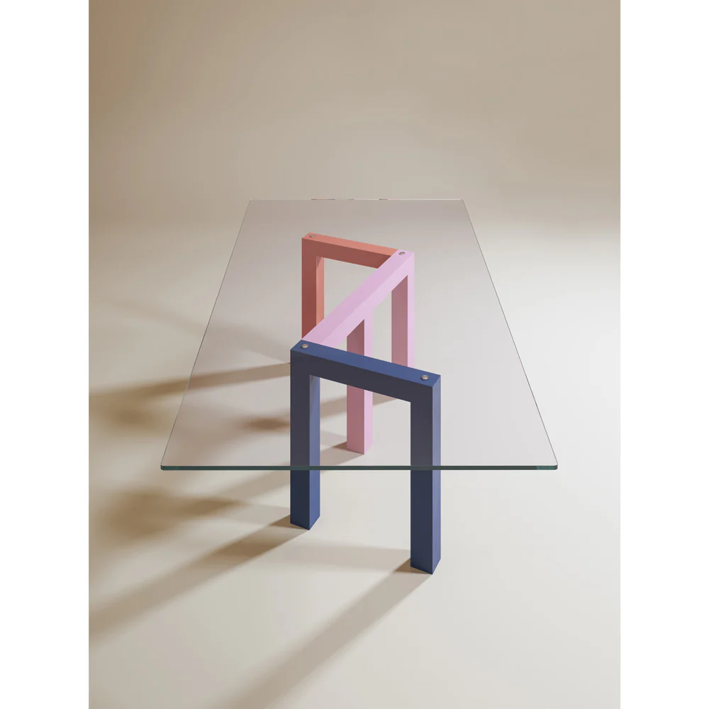 Penrose Dining Table - Clear Glass - Image 2