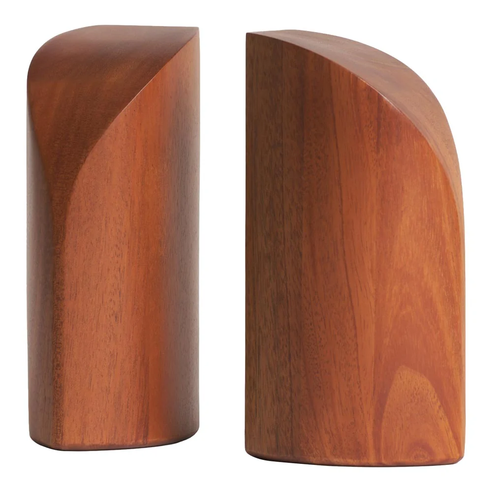 PI Book Ends - Mahogany