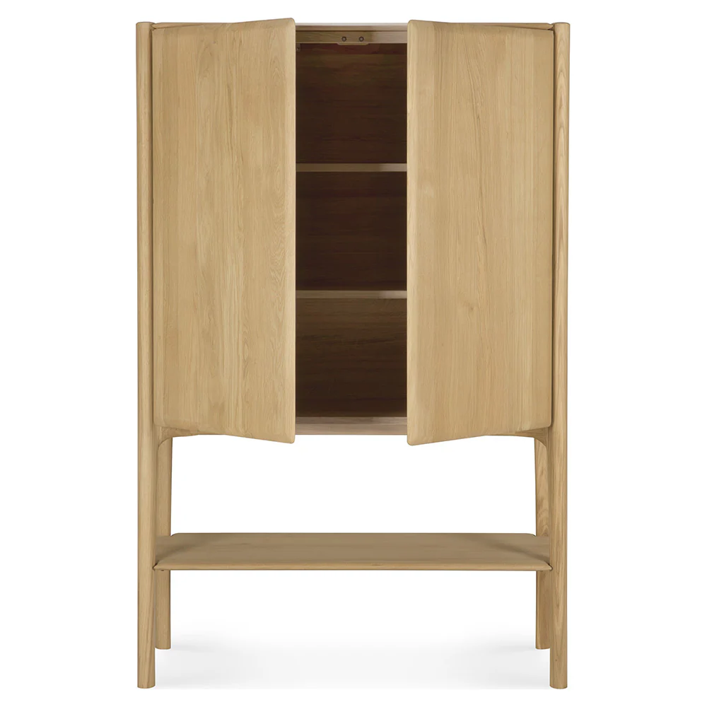 PI Cupboard - 2 Doors - Oak - Image 2