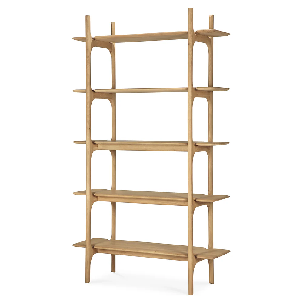 PI Rack - 5 Shelves, Oak - Image 2