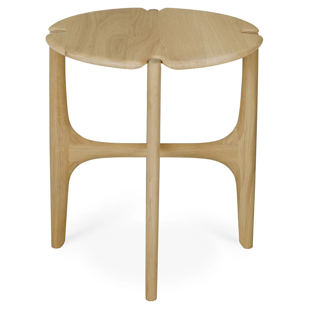 Pi Round Side Table - Oak - Image 3